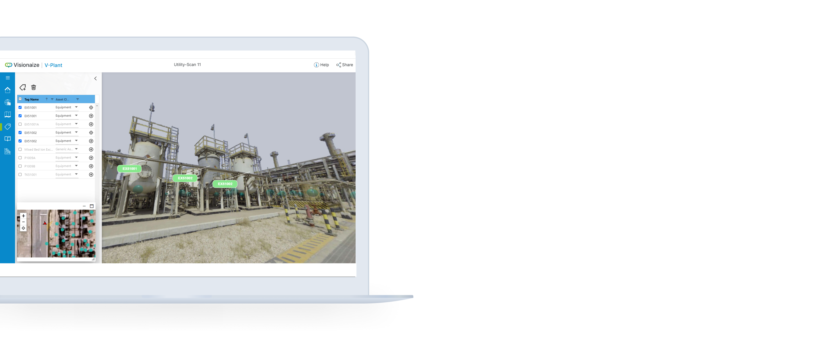 V-Plant Explorer screenshot